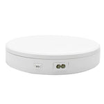 22cm 電動旋轉展示台 直播視頻拍攝道具 旋轉台 珠寶鞋子展示平台，歐規插頭，22cm