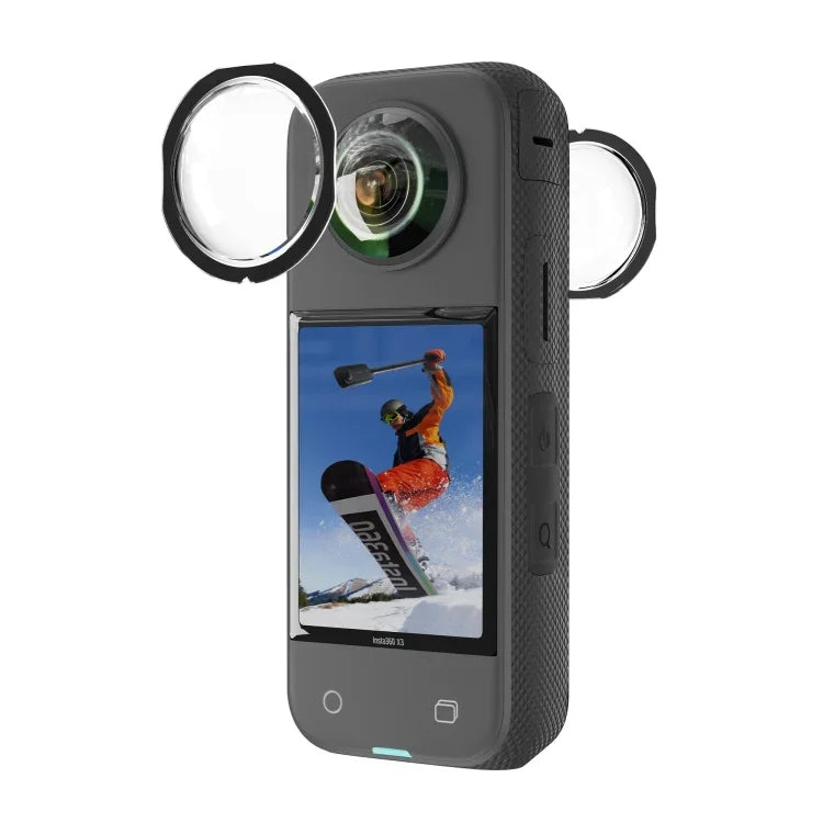 適用於 Insta360 X3 STARTRC 鏡頭保護 PC 防護蓋，適用於 Insta360 X3 鏡頭保護