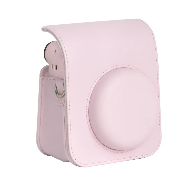 適用於 FUJIFILM instax mini 12 全身皮革相機包，帶背帶