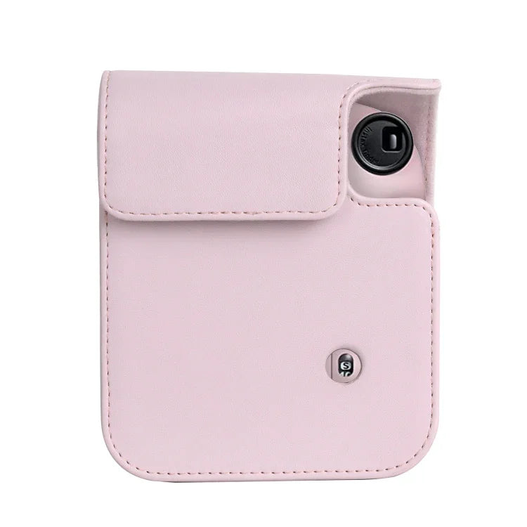 適用於 FUJIFILM instax mini 12 全身皮革相機包，帶背帶