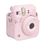 適用於 FUJIFILM instax mini 12 全身皮革相機包，帶背帶