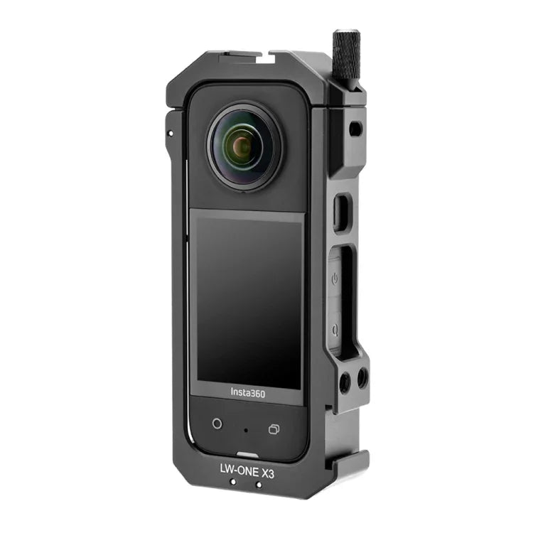 適用於 Insta360 X3 YELANGU LW-ONE X3 金屬框架延伸保護殼，LW-ONE X3