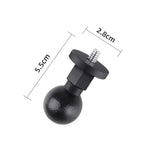 25mm 1/4 吋螺絲 ABS 球頭轉接座