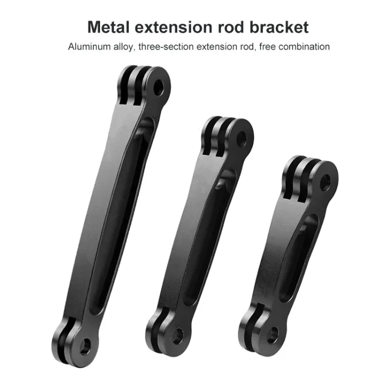 3 合 1 鋁合金關節延長手柄，適用於 GoPro、Insta360、DJI 及其他運動相機，3 合 1