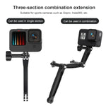 3 合 1 鋁合金關節延長手柄，適用於 GoPro、Insta360、DJI 及其他運動相機，3 合 1