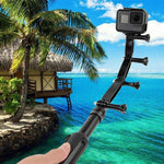 3 合 1 鋁合金關節延長手柄，適用於 GoPro、Insta360、DJI 及其他運動相機，3 合 1