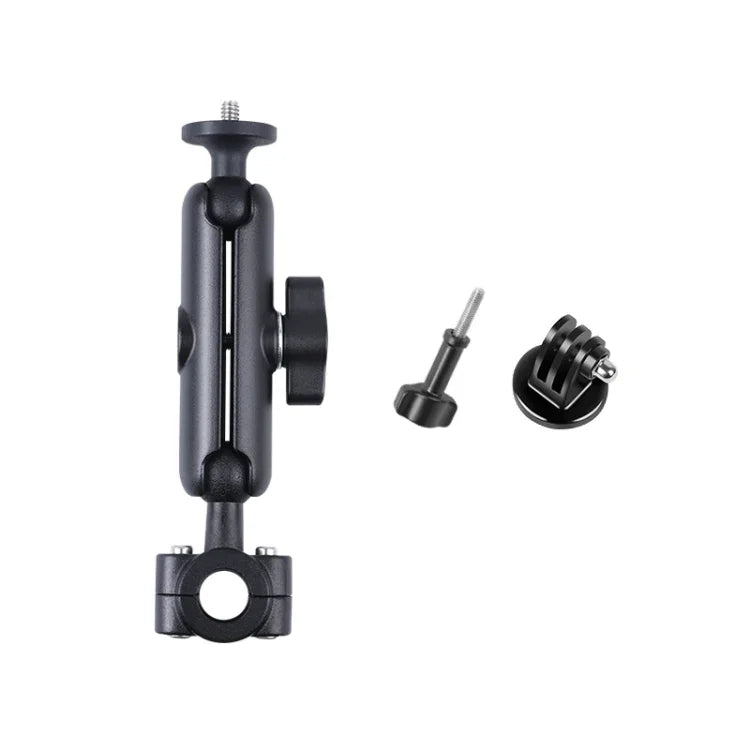 21mm 球頭汽車前座把手固定支架，含三腳架轉接器與螺絲，適用於 GoPro、Insta360、DJI 及其他運動相機，21mm 16.3 公分