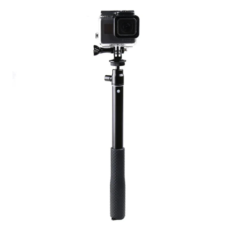 30-93cm 折疊式多功能自拍桿三腳架支架，適用於 GoPro、Insta360、DJI 及其他運動相機、手機，長度：30-93cm
