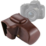 Canon EOS 200D（18-55mm 鏡頭）全身相機 PU 皮革保護套，適用 EOS 200D