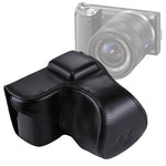 全身相機 PU 皮革保護套包，帶背帶，適用於 Sony NEX 5N / 5R / 5T（16-50mm / 18-55mm 鏡頭），適用於 Sony NEX 5N
