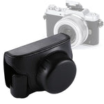 全身相機 PU 皮革相機保護套包，帶背帶，適用於 Panasonic Lumix GF7 / GF8 / GF9（12-32mm / 14-42mm 鏡頭），適用於 Lumix GF7