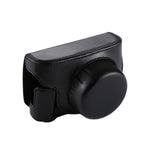 全身相機 PU 皮革相機保護套包，帶背帶，適用於 Panasonic Lumix GF7 / GF8 / GF9（12-32mm / 14-42mm 鏡頭），適用於 Lumix GF7