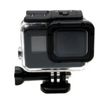 GoPro HERO6 /5 30米防水保護殼 + 帶扣空心背蓋 基本支架與螺絲，無需拆卸鏡頭(GP413)，保護殼+背蓋