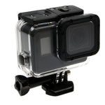 GoPro HERO6 /5 30米防水保護殼 + 帶扣空心背蓋 基本支架與螺絲，無需拆卸鏡頭(GP413)，保護殼+背蓋