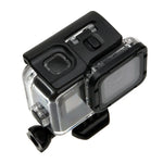 GoPro HERO6 /5 30米防水保護殼 + 帶扣空心背蓋 基本支架與螺絲，無需拆卸鏡頭(GP413)，保護殼+背蓋
