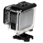 適用於 GoPro HERO6 /5 骨架保護殼 + 帶扣空心背蓋 基本支架與螺絲，無需拆卸鏡頭，空心背蓋