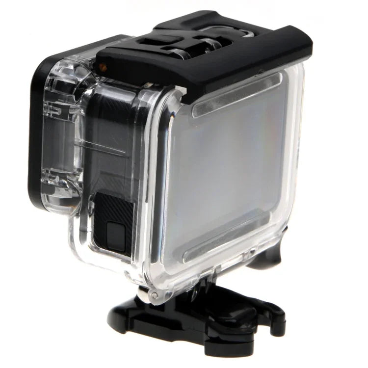 適用於 GoPro HERO6 /5 骨架保護殼 + 帶扣空心背蓋 基本支架與螺絲，無需拆卸鏡頭，空心背蓋