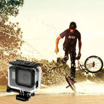 適用於 GoPro HERO6 /5 骨架保護殼 + 帶扣空心背蓋 基本支架與螺絲，無需拆卸鏡頭，空心背蓋