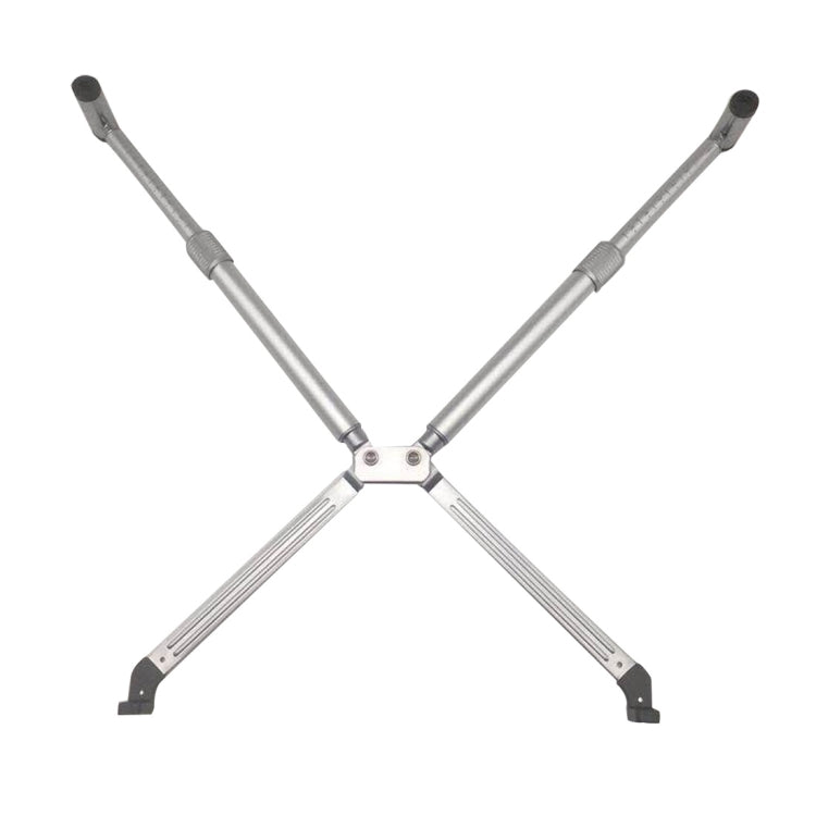 通用鋁合金散熱支架，可折疊高度延伸，適用於 12-17 吋 PC iPad 筆記型電腦