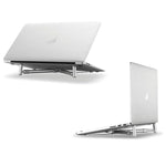 通用鋁合金散熱支架，可折疊高度延伸，適用於 12-17 吋 PC iPad 筆記型電腦