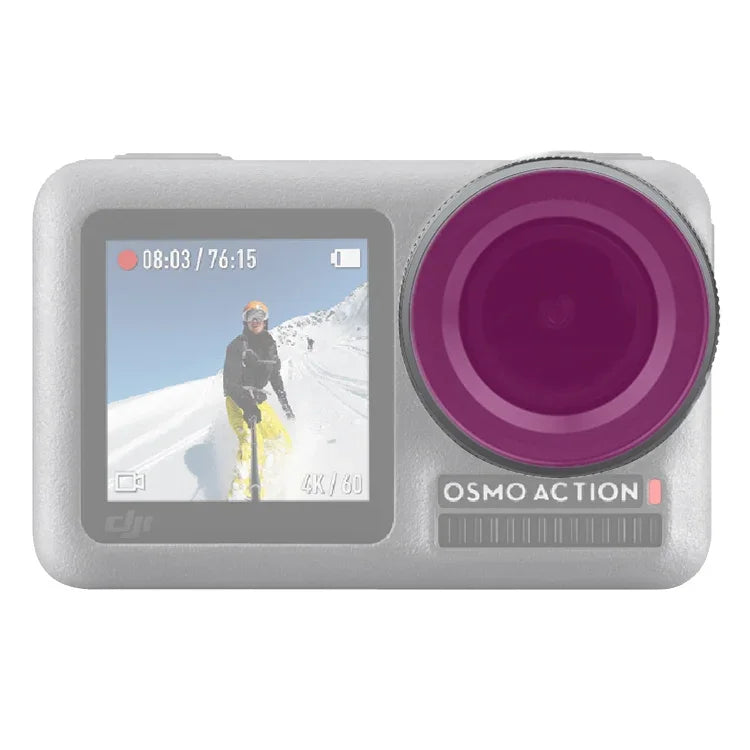 Sunnylife OA-FI179 潛水濾鏡 適用於 DJI OSMO ACTION, OA-FI179, 紫色
