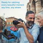 SJCAM SJ7000 / SJ6000 / SJ5000 / SJ4000 電池 LCD 雙電池充電器，顯示充電容量，適用 SJCAM SJ7000