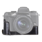 1/4 吋螺紋 PU 皮革相機半套底座，適用 Canon EOS M5，適用 Canon M5