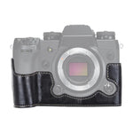 1/4 吋螺紋 PU 皮革相機半套底座，適用於 FUJIFILM X-H1，適用於 FUJIFILM X-H1，適用於 FUJIFILM XH1