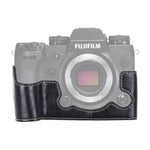 1/4 吋螺紋 PU 皮革相機半套底座，適用於 FUJIFILM X-H1，適用於 FUJIFILM X-H1，適用於 FUJIFILM XH1