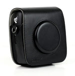 復古 PU 皮革相機保護包，適用 FUJIFILM Instax SQUARE SQ10 相機，附可調式肩帶，SQ10