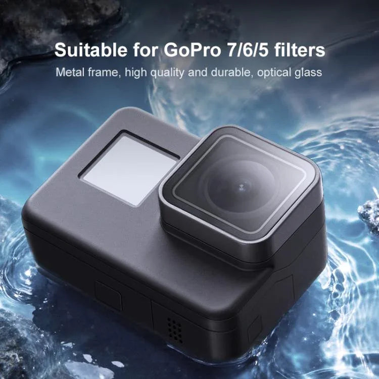 適用於 GoPro HERO7 /6 Black /5 Black UV 保護鏡維修零件，適用於 GoPro HERO5 UV 濾鏡
