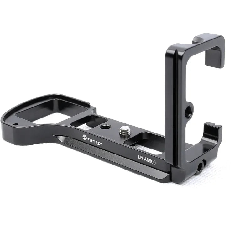FITTEST LB-A6500 直拍快拆 L 形板支架底座，適用於 Sony ILCE-6500 (A6500) 相機金屬球頭