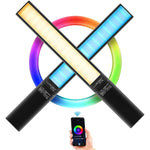 LUXCeO P6 RGB 彩色照片 LED 棒視頻燈 手持 APP 控制 全彩 LED 補光燈，P6