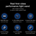 LUXCeO P6 RGB 彩色照片 LED 棒視頻燈 手持 APP 控制 全彩 LED 補光燈，P6