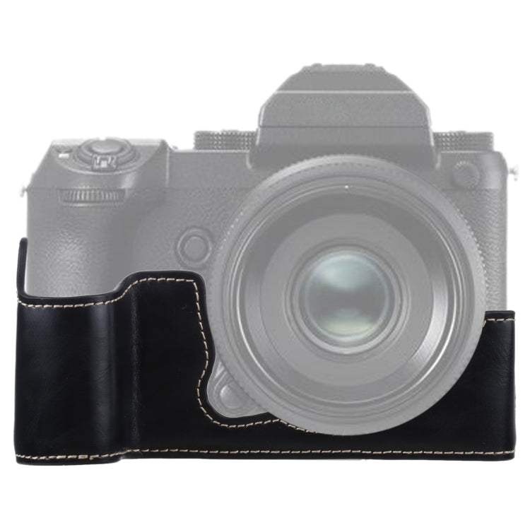 1/4 吋螺紋 PU 皮革相機半套底座，適用於 FUJIFILM GFX 50S，FUJIFILM GFX 50S 專用