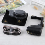 全身 PU 皮革相機包，附背帶，適用於 Samsung Galaxy Camera EK-GC100 / EK-GC110 / EK-GC200，Samsung Galaxy Camera EK-GC200 / EK-GC100 專用