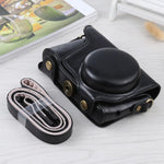 全身 PU 皮革相機包，附背帶，適用於 Samsung Galaxy Camera EK-GC100 / EK-GC110 / EK-GC200，Samsung Galaxy Camera EK-GC200 / EK-GC100 專用