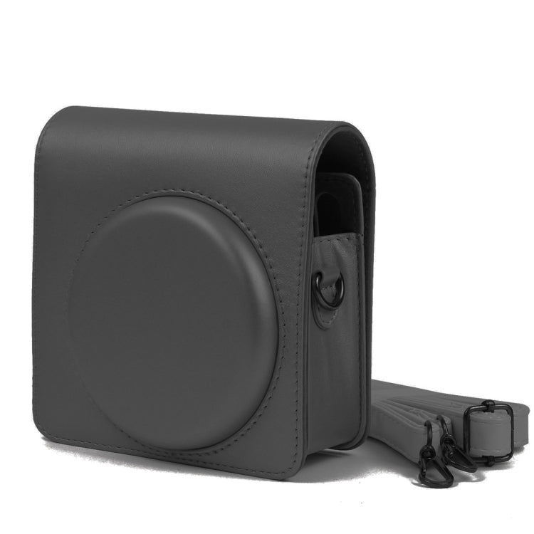 珍珠光澤 PU 皮革相機包，適用於 FUJIFILM Instax SQUARE SQ6 相機，附可調節肩帶，SQ6