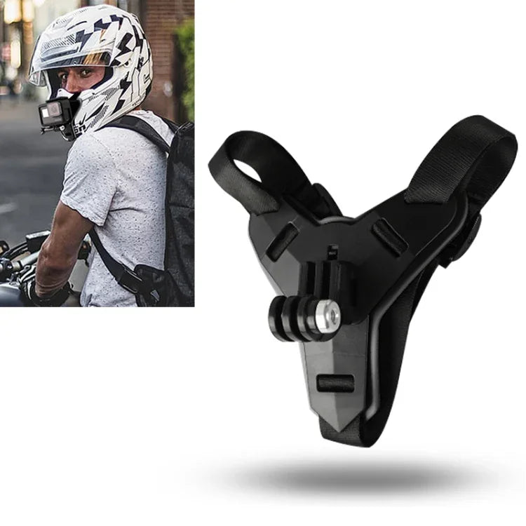 頭盔帶安裝座，適用 GoPro、Insta360、DJI 及其他運動相機