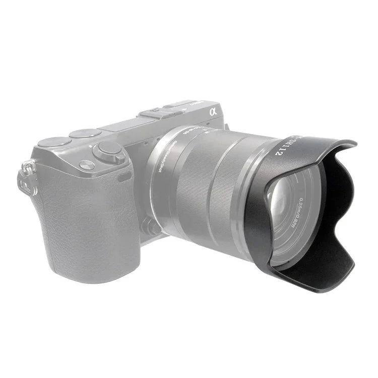 Sony E18-55mm F3.5-5.6 鏡頭用 SH112 鏡頭遮光罩，SH112