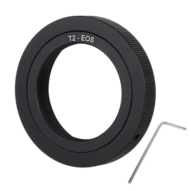 T2-EOS T2 螺紋鏡頭轉 EOS 卡口金屬轉接環，T2-EOS
