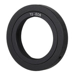 T2-EOS T2 螺紋鏡頭轉 EOS 卡口金屬轉接環，T2-EOS