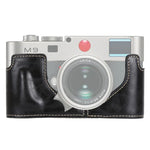 1/4 吋螺紋 PU 皮革相機半套底座，適用 Leica M9，適用 Leica M9