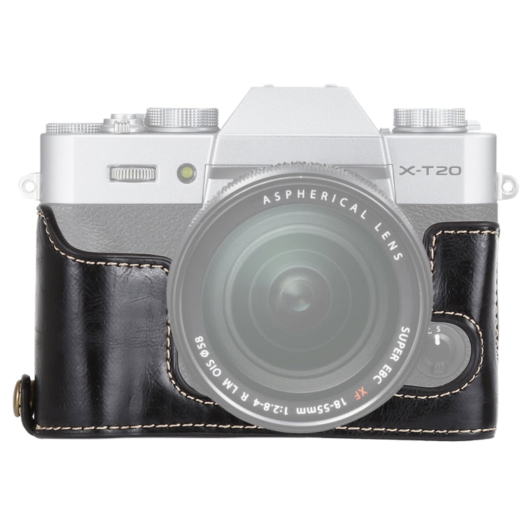 1/4 吋螺紋 PU 皮革相機半套底座，適用於 FUJIFILM X-T10 / X-T20，適用於 FUJIFILM XT10，適用於 FUJIFILM XT10