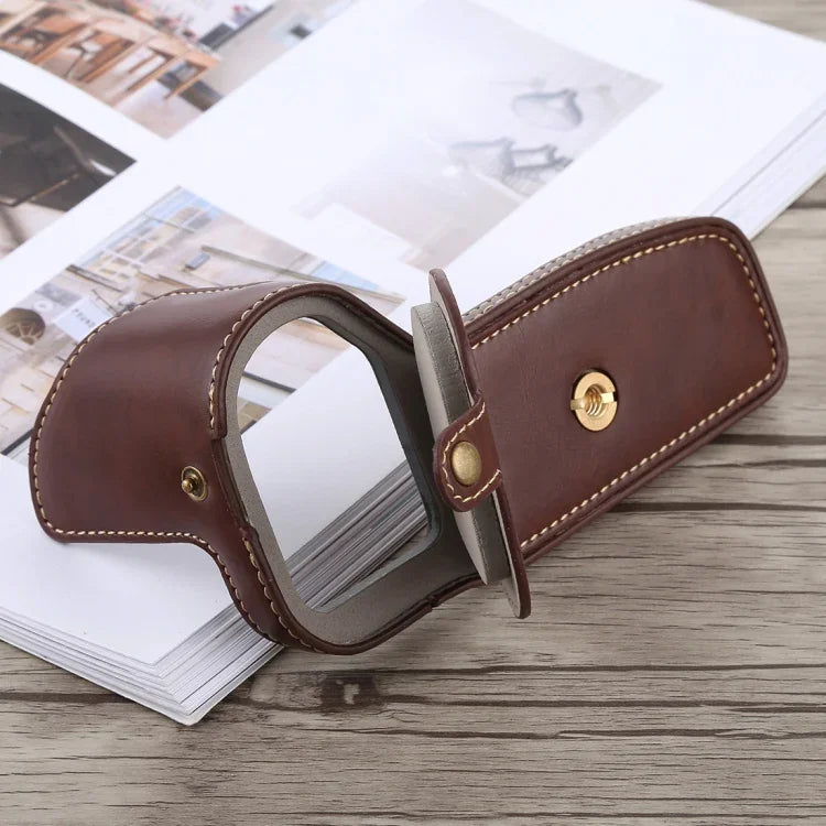 1/4 inch Thread PU Leather Camera Half Case Base for Canon EOS 6D /  6D Mark II, For Canon 6D2