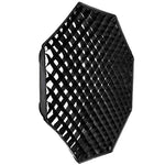 TRIOPO S65 直徑 65 公分蜂巢格柵八角形柔光箱反射擴散器，適用於工作室 Speedlite 閃光燈柔光箱，直徑 65 公分