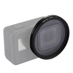 52mm 三合一圓形UV鏡頭濾鏡，附蓋，適用於GoPro HERO7 Black/6/5，52mm UV鏡