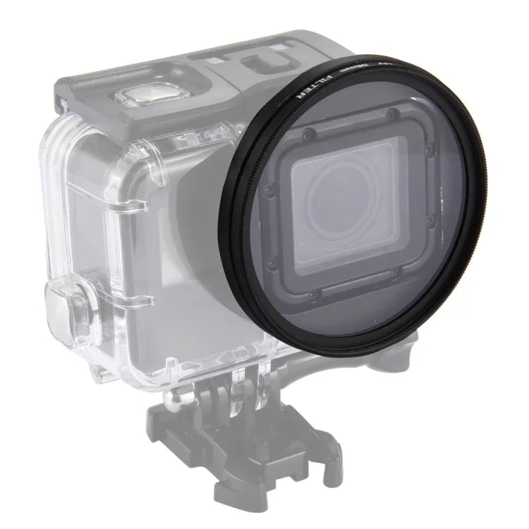 58mm 3合1 圓形 UV 鏡頭濾鏡，附蓋，適用於 GoPro HERO7 Black/6 /5，58mm UV 濾鏡