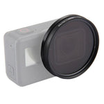 52mm 3合1 圓形 CPL 偏光鏡濾鏡，附蓋，適用於 GoPro HERO7 Black/6 /5，52mm CPL 偏光鏡