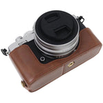 1/4英吋螺紋PU皮革相機半套底座，適用於Nikon Z fc，適用於Nikon Z fc